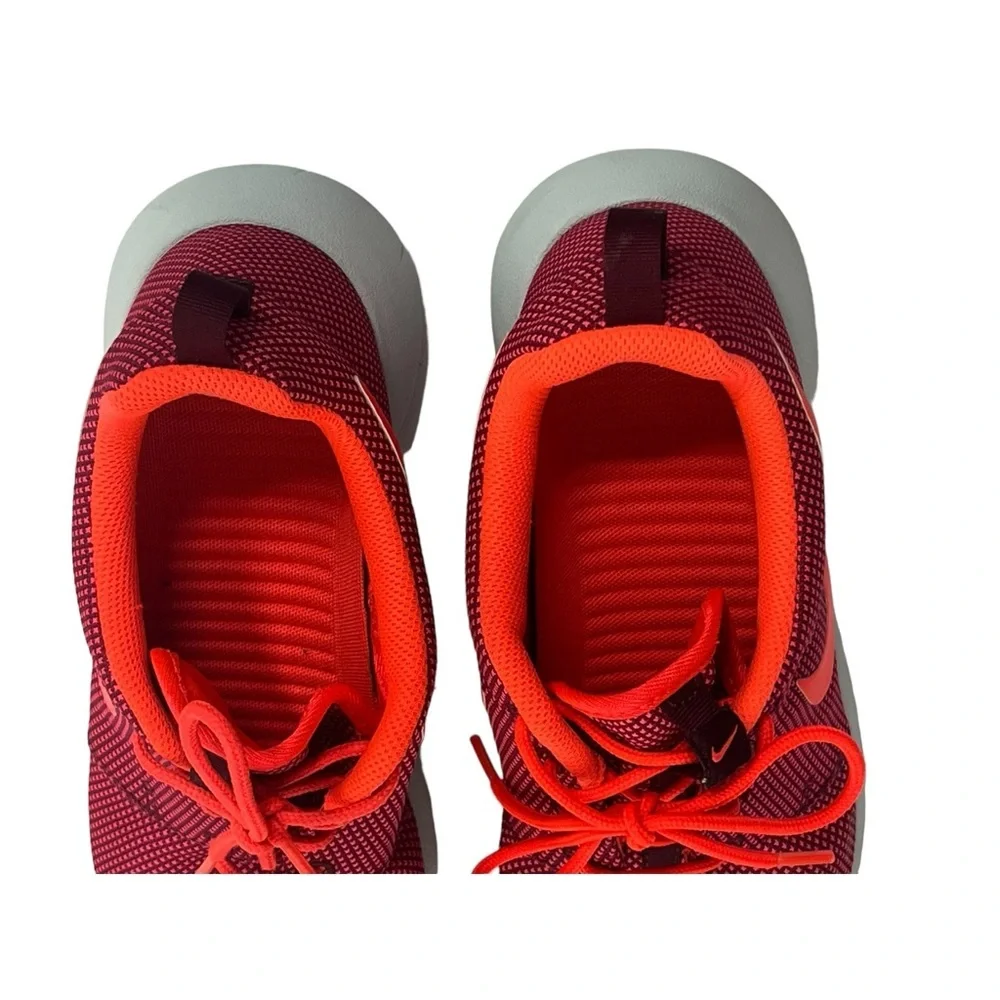 Nike Rosche One Crimson and Neon Orange Womens Size 8 Sneakers 511882-662 - Picture 6 of 7